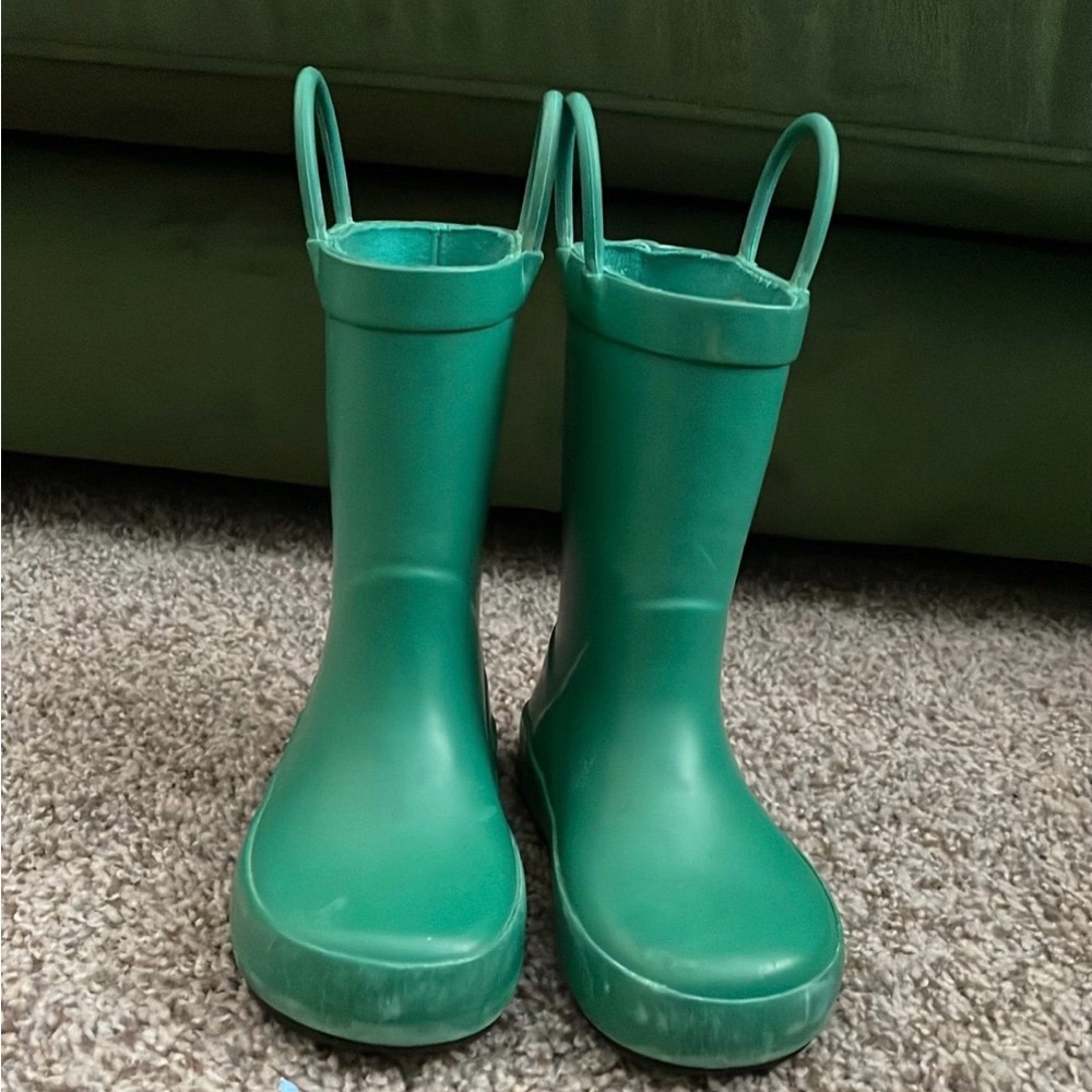 Target Kids Teal Rain Boots